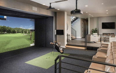 Como construir um simulador de golfe em casa com projetor