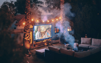 Como montar seu próprio cinema ao ar livre